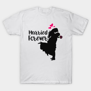 Wedding day - married forever T-Shirt